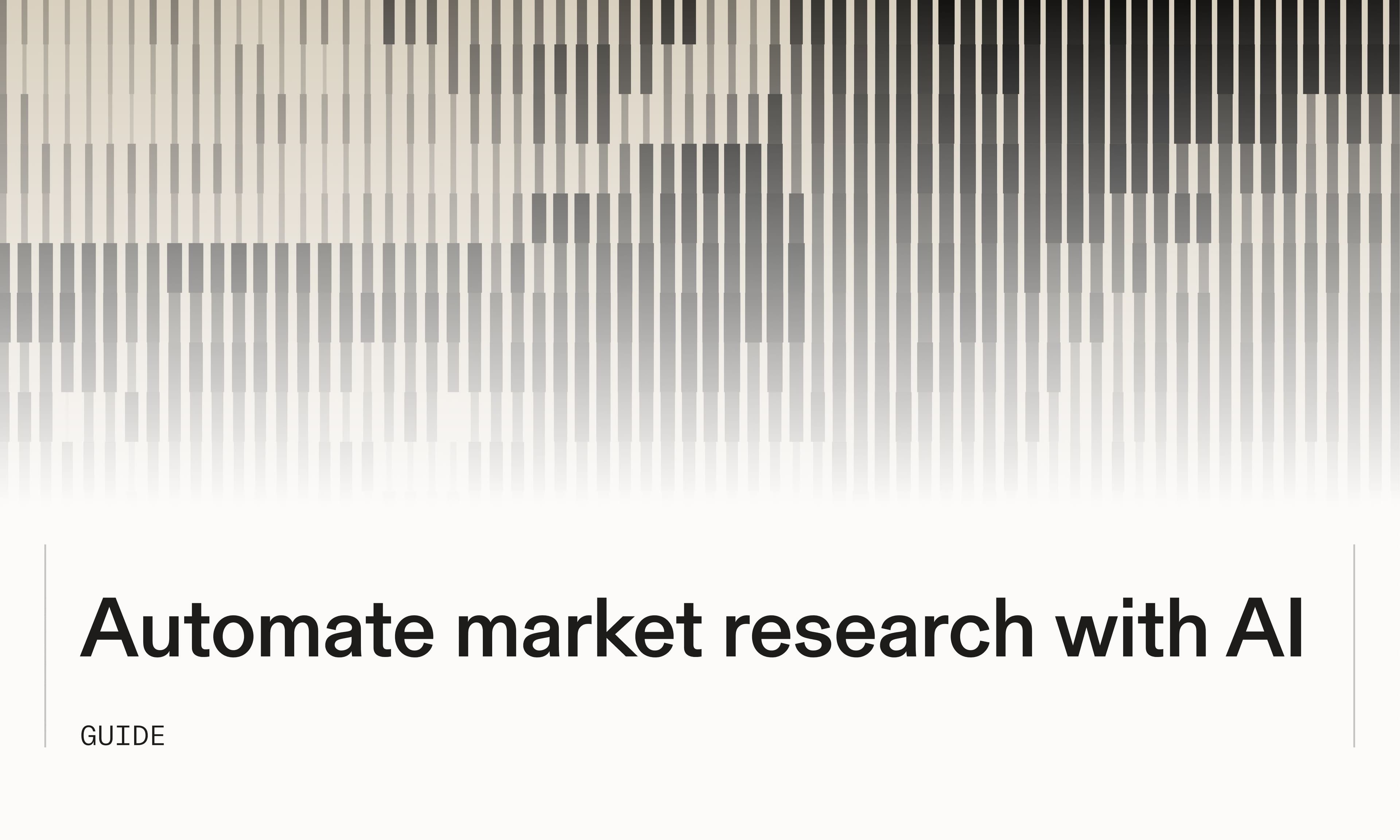 How to automate market research reports using AI