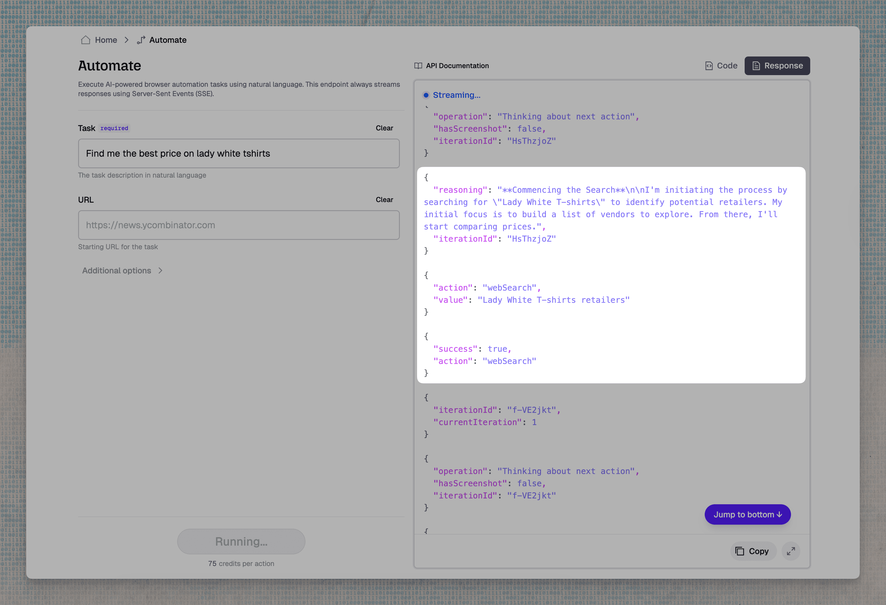 Illustration demonstrating deep research API concepts, web search capabilities, or AI agent integration features
