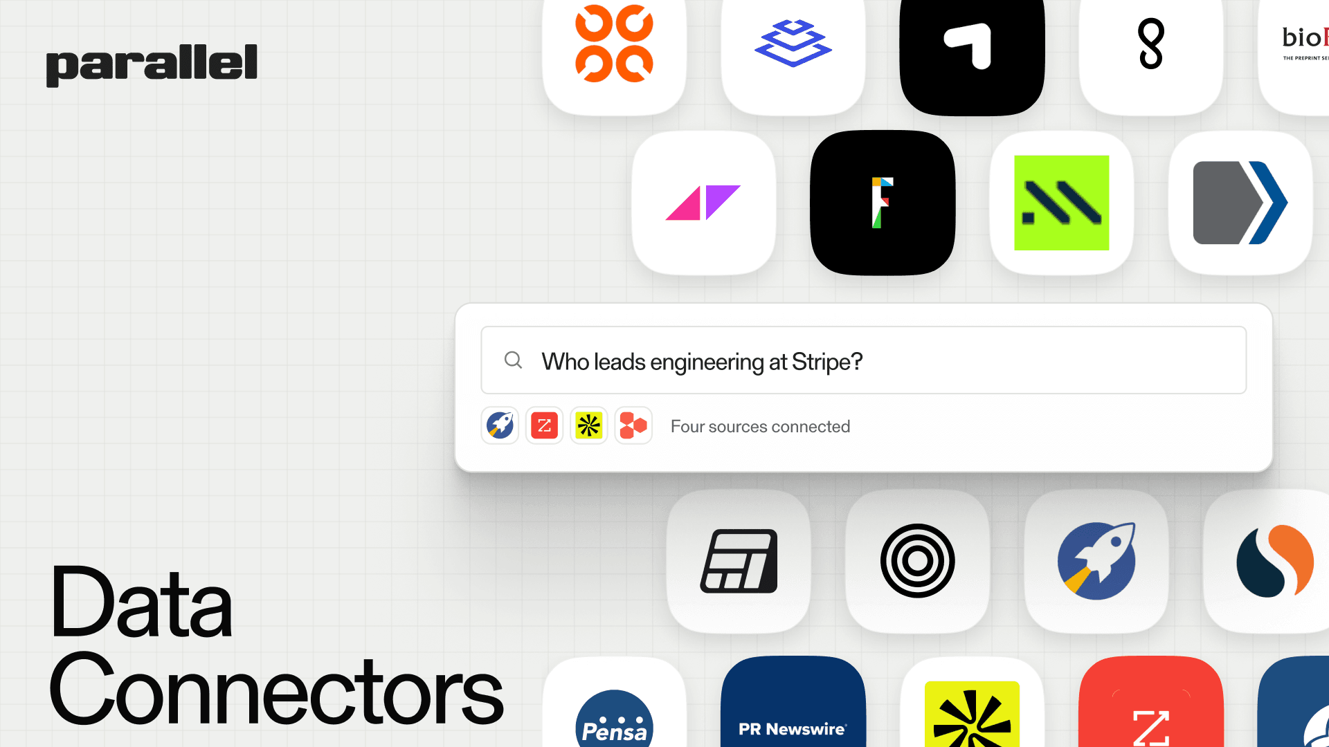 Bring trusted data into Parallel with Data Connectors
