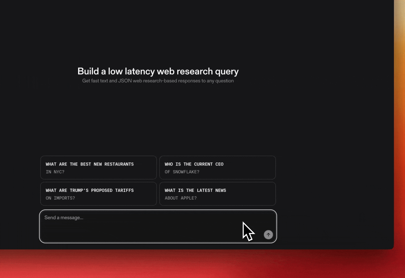 Illustration demonstrating deep research API concepts, web search capabilities, or AI agent integration features